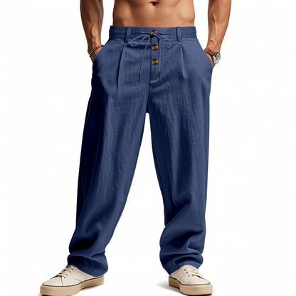 Herren Leinenhose Bequem atmungsaktiv