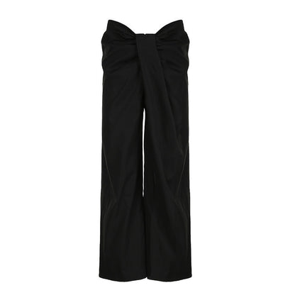 Damenhose High-Waist Palazzo Elegant Faltenrock-Style