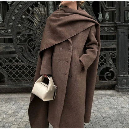 Damen Oversize Parka mit Kapuze Modern Chic - IdealeKleiden