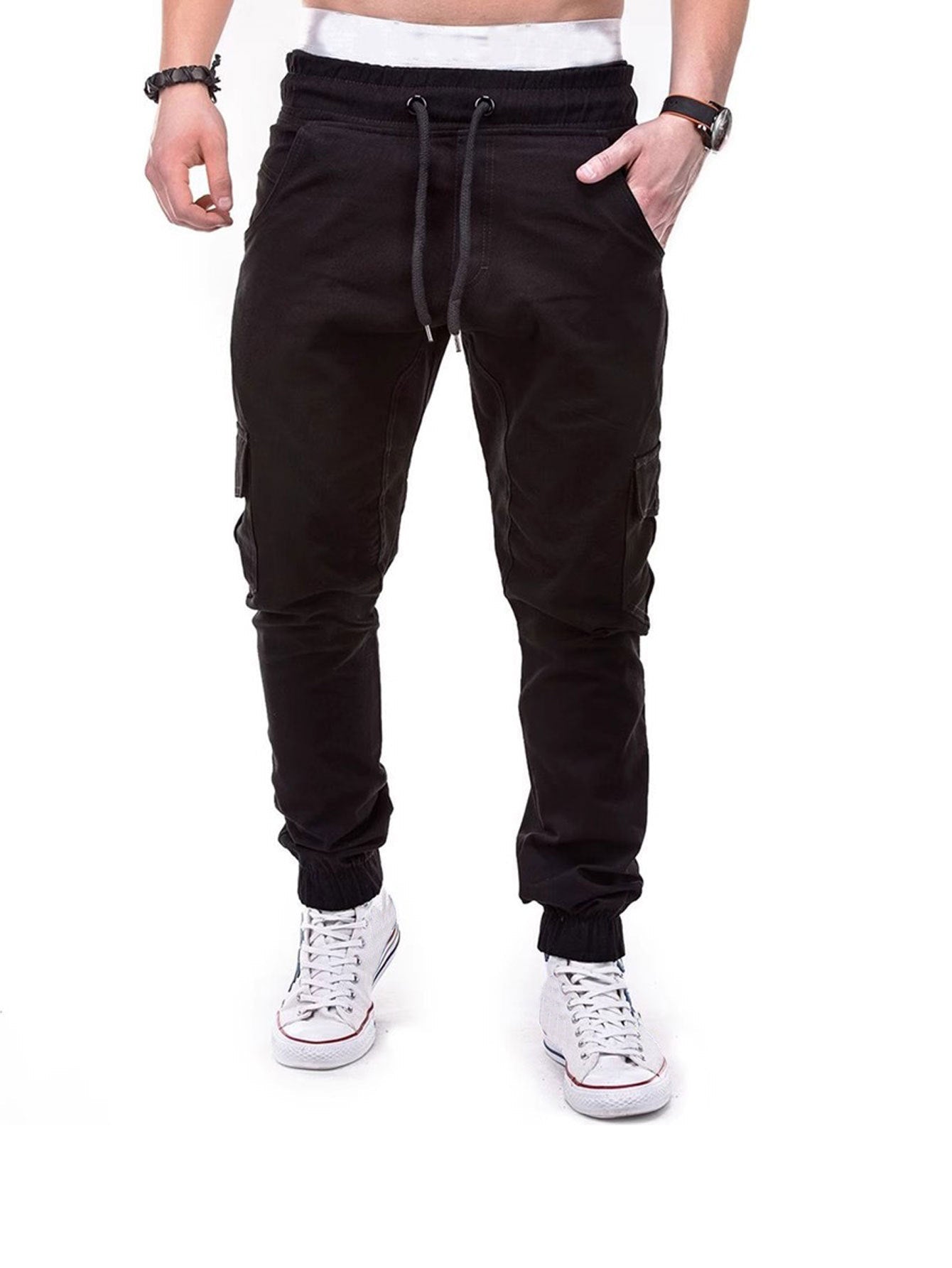Herren Cargo-Hose Bequem Mit Vielfachen Taschen
