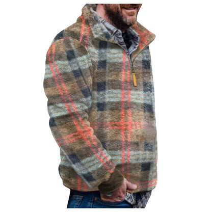 Herren Pulloverjacke Bunt Geometrisch Praktisch