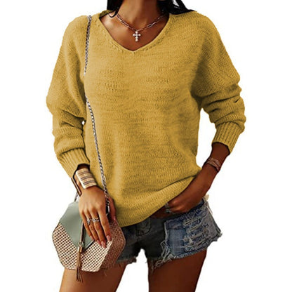 Damen Strickpullover Bequem Elegant