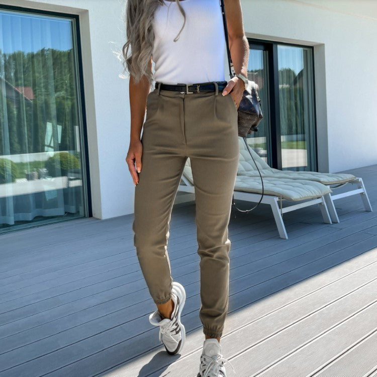 Elegante Damenkleid Shorts Schnitt mit Taschen