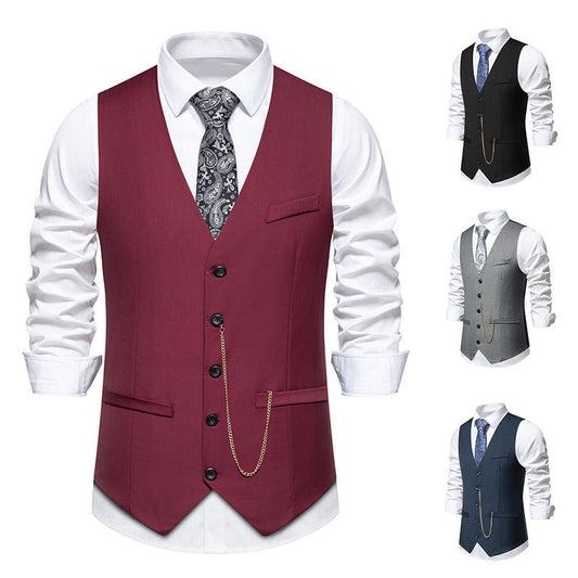 Herren Anzugweste Elegant Klassisch Modern - IdealeKleiden