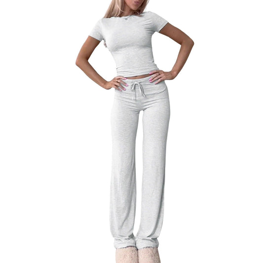 Damen Lounge Set Figurbetonter Style Bequem - IdealeKleiden