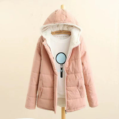 Damen Winterjacke Steppjacke Warm Kapuze