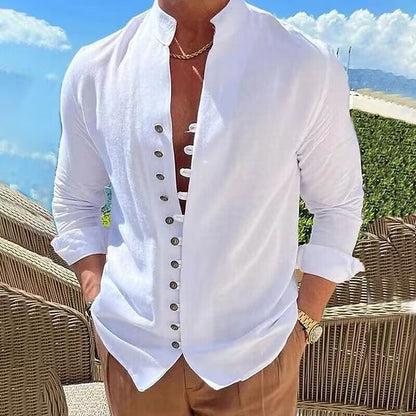Herren Leichtgemachte Freizeithemd Casual Style