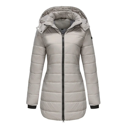 Damen Pufferjacke Gefüttert Warm Isoliert