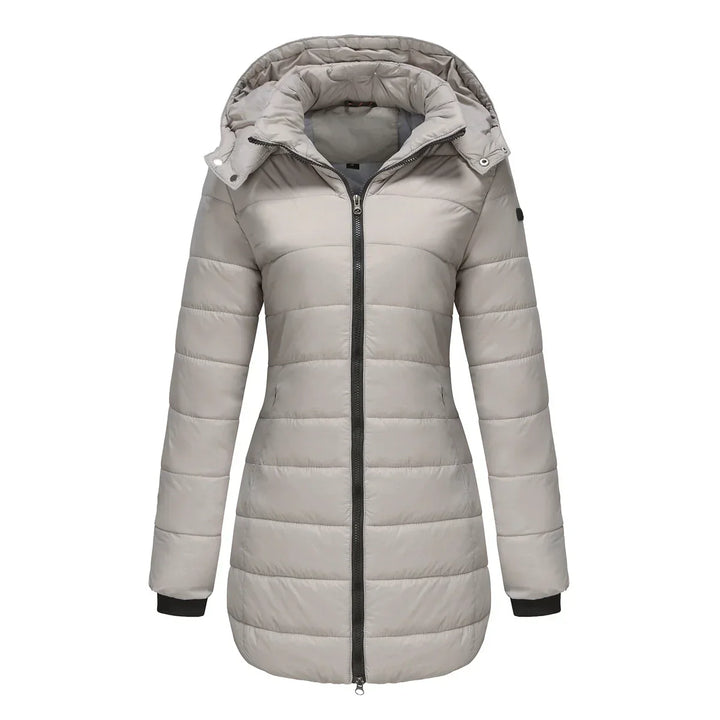 Damen Pufferjacke Gefüttert Warm Isoliert