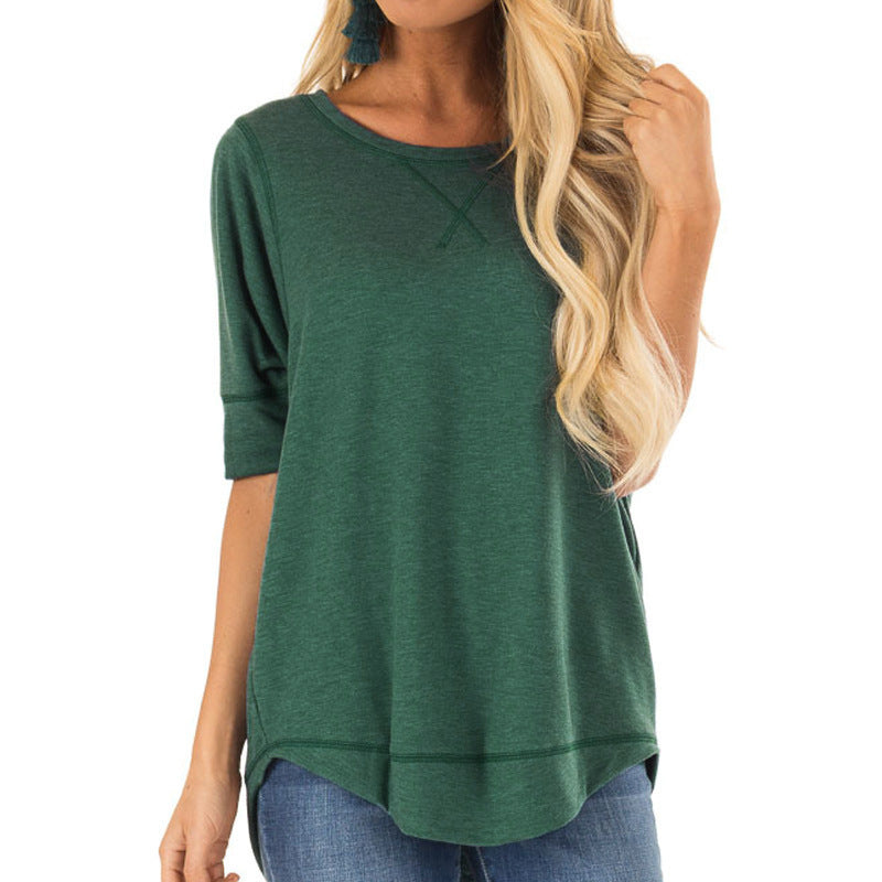 Damen Tierprint T-Shirt Trendy Sommerkleidung