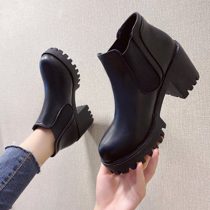 Damen Stiefel Chelsea Boots Robust Elegant