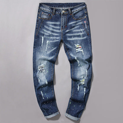 Herren Casual Jeans Bunt Farbenfroh Design - IdealeKleiden