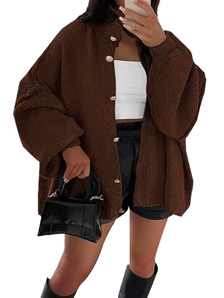 Damen Strickjacke Oversized Weich
