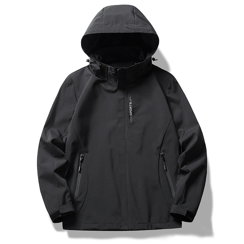 Wasserdichte Damenjacke mit Kapuze und Atmungsaktivem Material