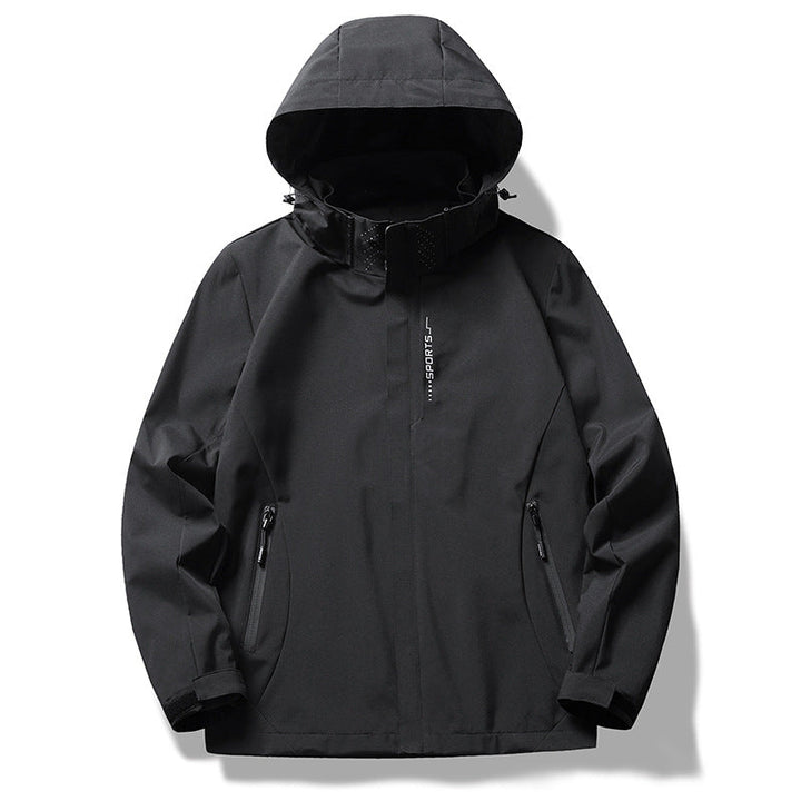 Wasserdichte Damenjacke mit Kapuze und Atmungsaktivem Material