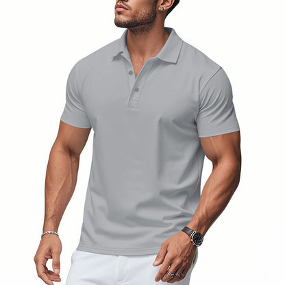 Herren Poloshirt Schnell Trocknend Elegant Slimfit