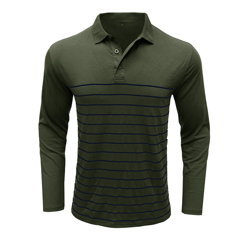 Elegante Pique Pullover Slim Fit Streifen Design