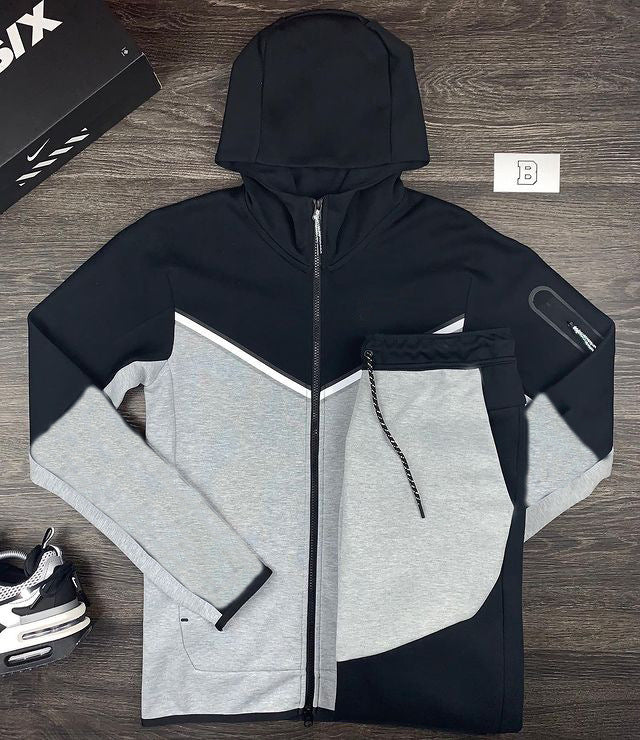 Herren Sport Hoodie Set Atmungsaktiv Modern Design