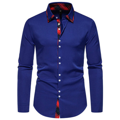 Herren Hemd Elegantes Karomuster Modernes Design