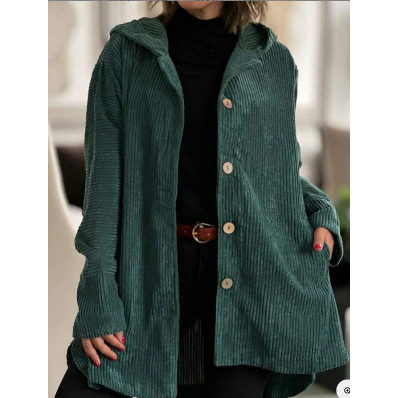 Robuste Kapuzenjacke Mittellang Casual Cordura Stil