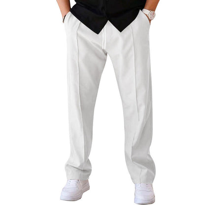 Herren Freizeithose Elegant Bequem Mit Taschen
