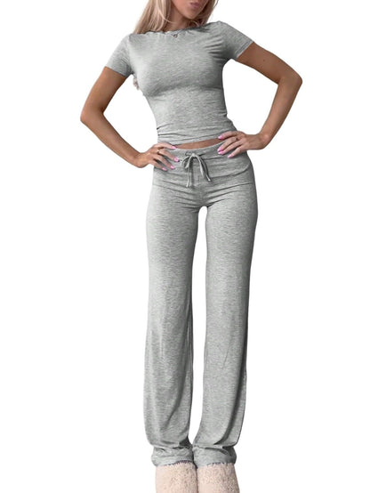 Damen Lounge Set Figurbetonter Style Bequem