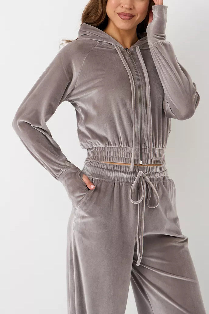 Kleiner Komfort Set | Fleece Kapuzenpullover Jogger Zweiteiler