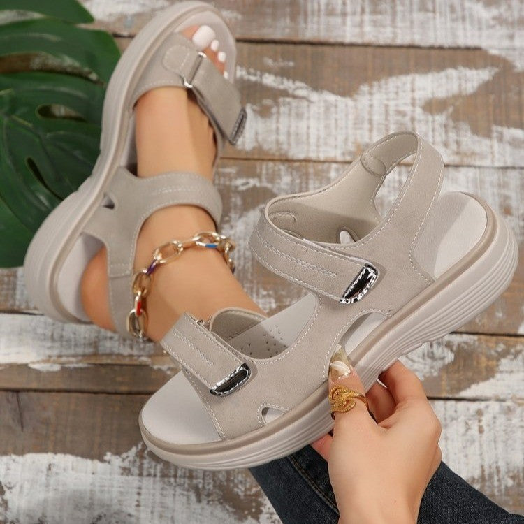 Damen Sport-Sandalen Komfortabel Klettverschluss
