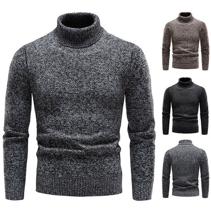 Herren Rollkragenpullover Weich Bequem Kaschmir - IdealeKleiden