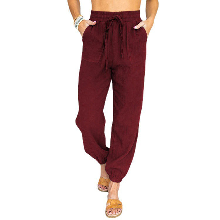 Damen Freizeithose Bequem Elastisch