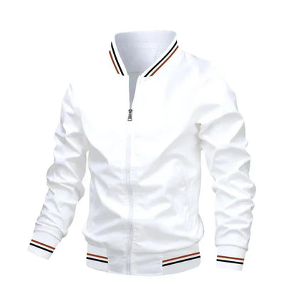 Moderner Slim-Fit Parka mit Stehkragen und Reißverschluss