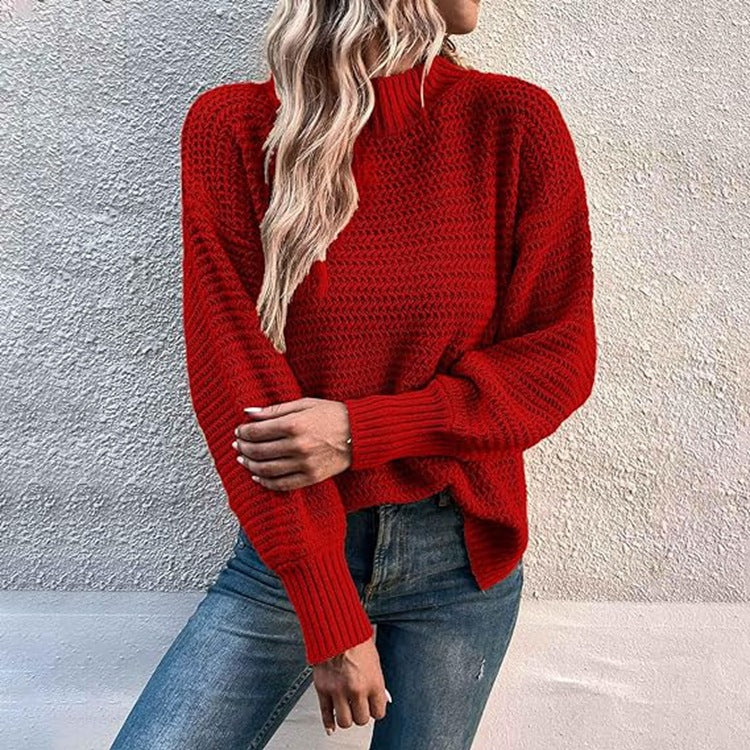Damen Strickpullover Elegante Oberbekleidung