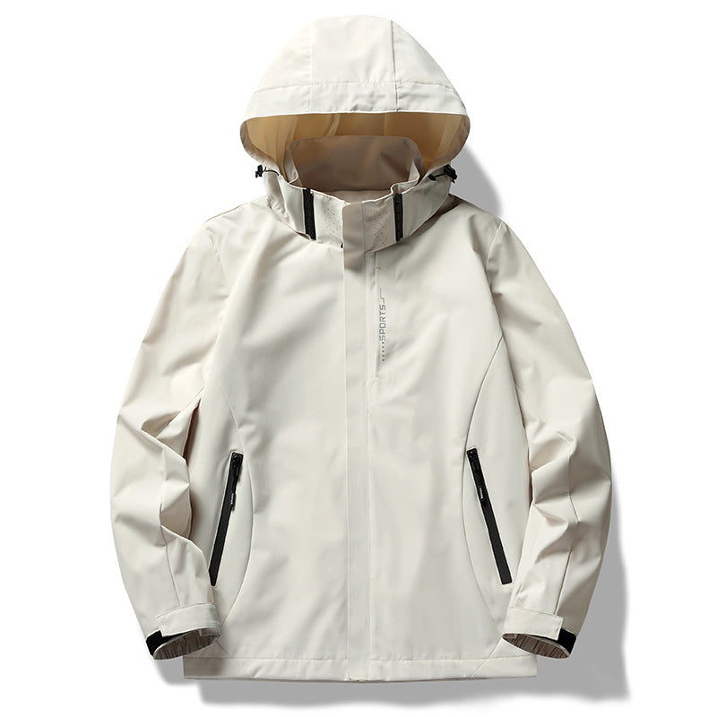 Wasserdichte Damenjacke mit Kapuze und Atmungsaktivem Material