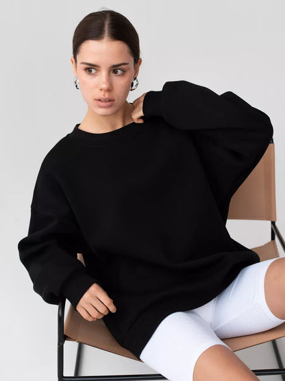 Damen Oversized Sweatshirt Weich Bequem
