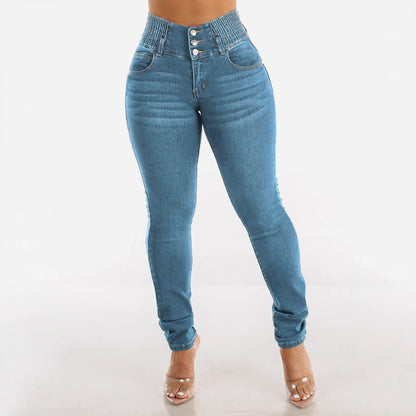 Damen Slim Fit Jeans Hochwertig Komfortabel - IdealeKleiden