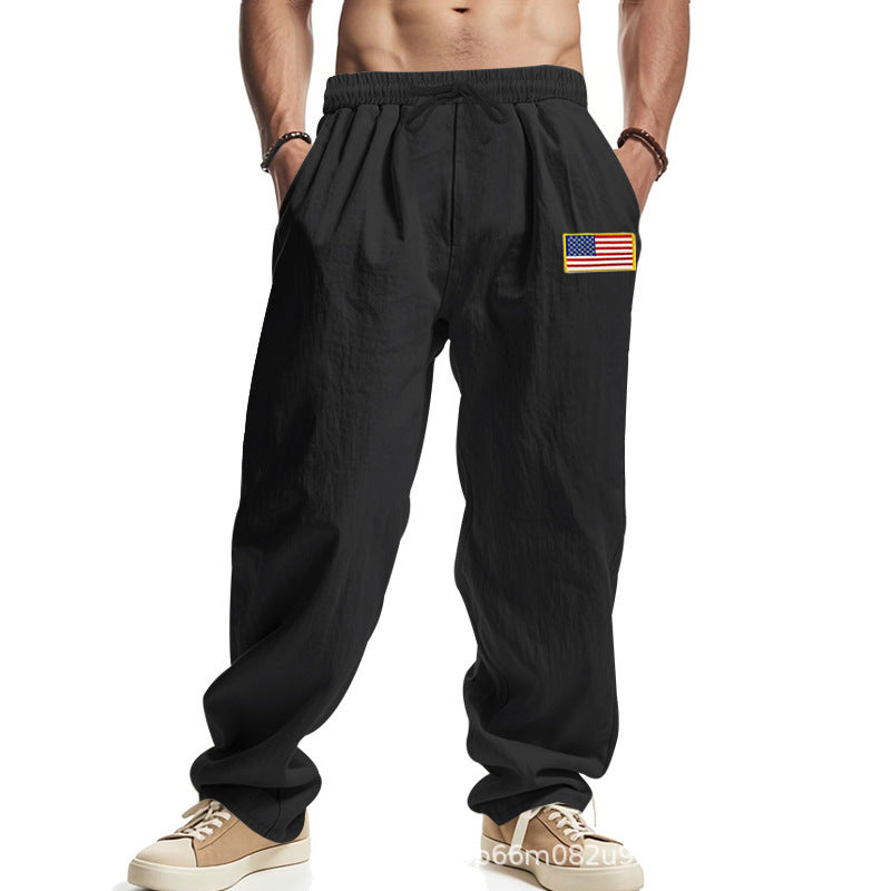 Herren Freizeithose Amerikanisches Design Elastischer Bund