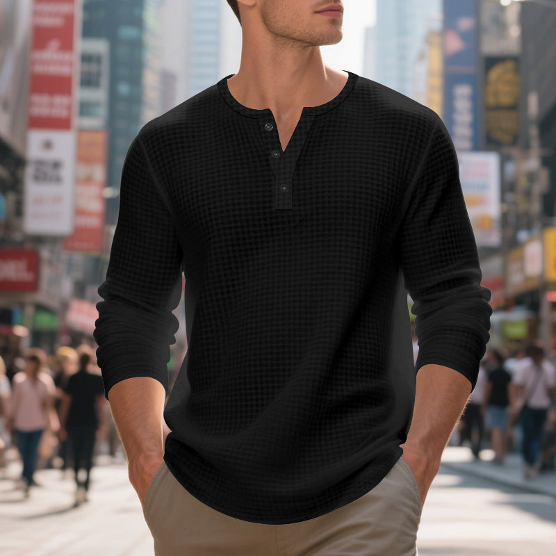 Herren Langarmshirt Elegant Modern Style