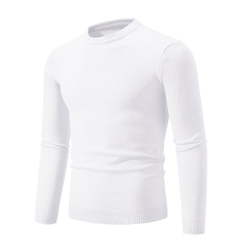 Herren Pullover Rundhals Elegantes Design Baumwolle
