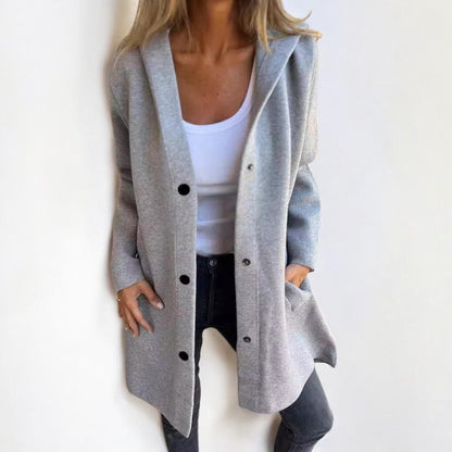 Wintermantel Damen mit Kapuze Warm