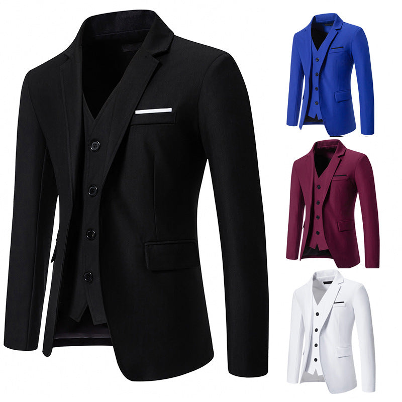 Herren Anzug Set Slim Fit 3-teilig - IdealeKleiden