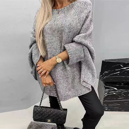 Große Strickcape Übergröße Fledermaus Ärmel