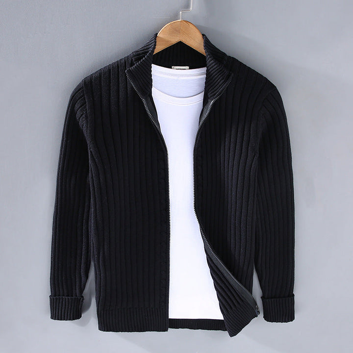 Herren Pullover Luxus Reißverschluss Design