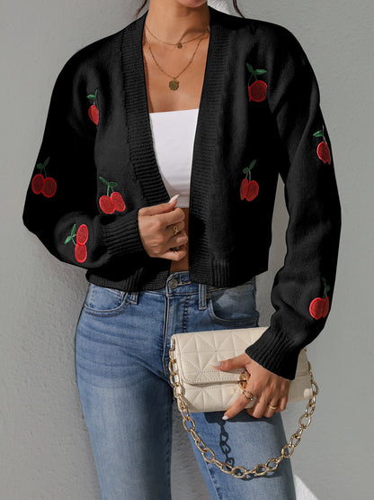Damen Strickjacke Sommer Fruchtig Mode