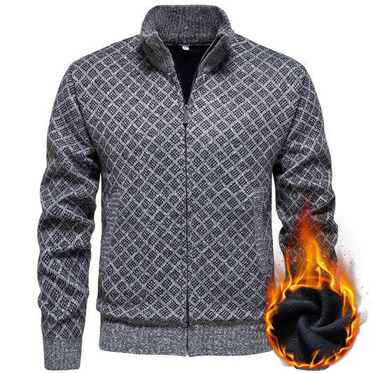 Herren Strickjacke Sportlich Modernes Design - IdealeKleiden