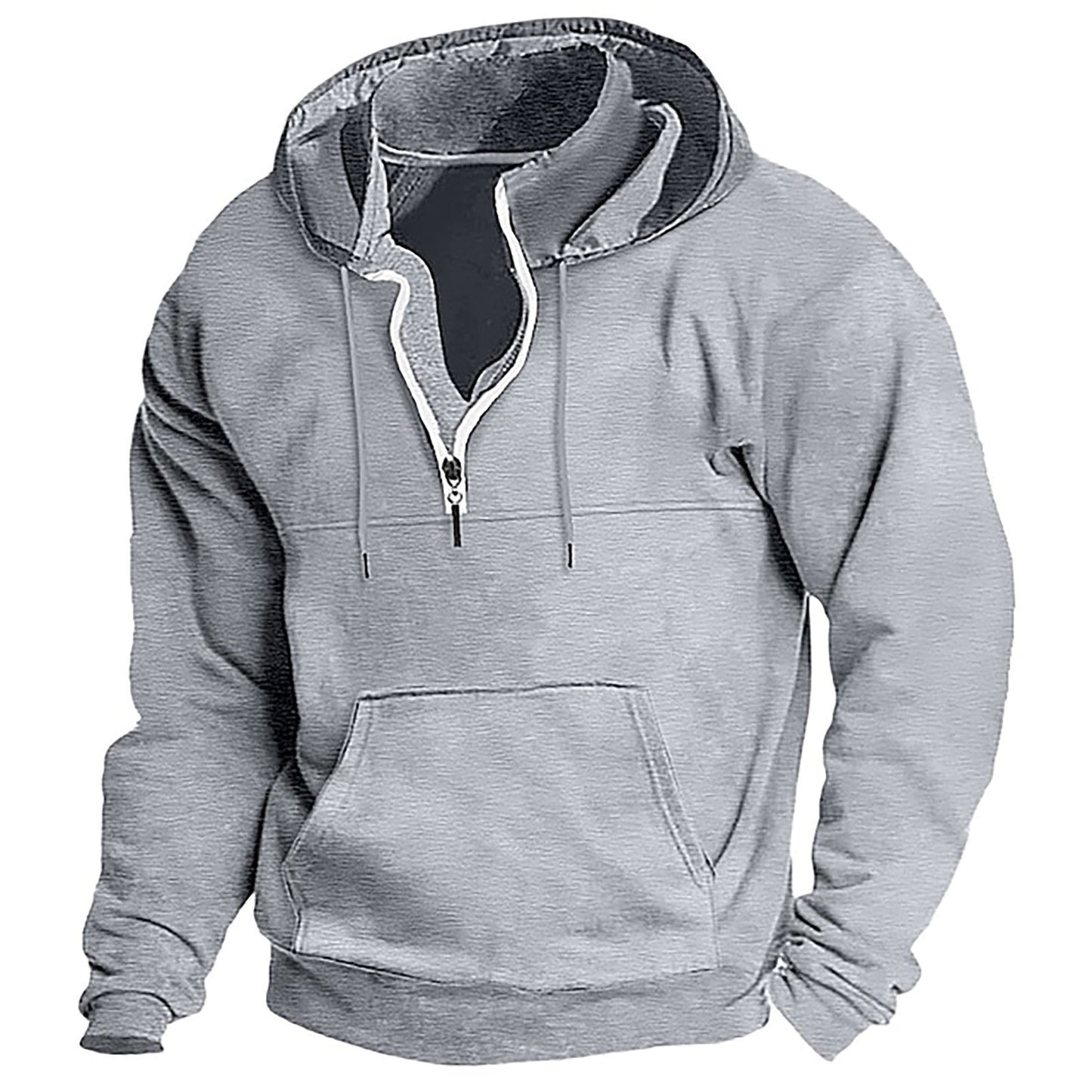Herren Kapuzenpullover Bequem Reißverschluss