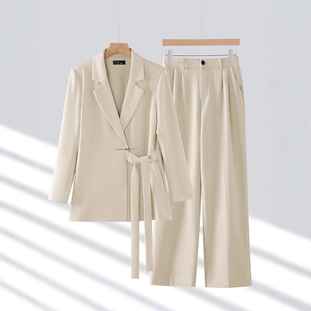Damen Business Anzug-Set Lang Blazer Modern Design