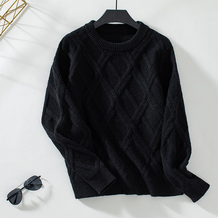 Stylischer Einfarbiger Pullover Für Damen