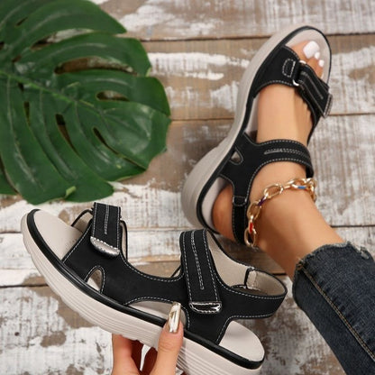 Damen Sport-Sandalen Komfortabel Klettverschluss