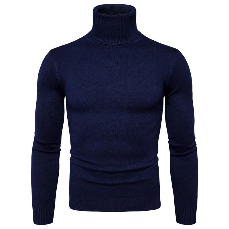 Herren Pullover Merinowolle Warm Elegant