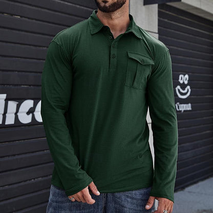 Herren Hemd Baumwolle Langarm Elegant